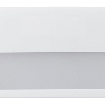 Бейдж с загибушкой(литой) 90х60мм, белый