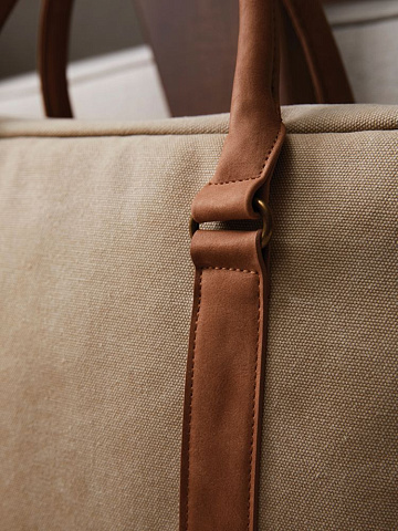 Сумка для ноутбука Bosler, бежевая - рис 6.