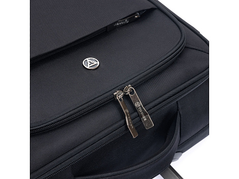 Чемодан TORBER БРОСНО, чёрный, нейлон 600D, 36,5 х 20 х 54 см, 32 л - рис 7.