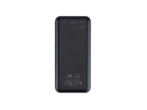 RIVACASE VA2580 (20 000mAh), QC/PD 20W внешний аккумулятор с дисплеем, белый /24 - рис 2.