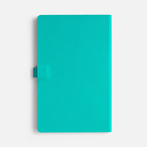 Ежедневник Lungo, недатированный, бирюзовый - рис 4.