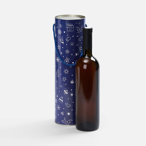 Тубус для бутылки Snowlace, синий - рис 5.