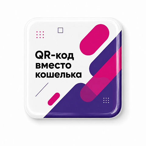 Смоляной стикер для прикассовой зоны квадратный M, 9,5х9,5 см - рис 2.