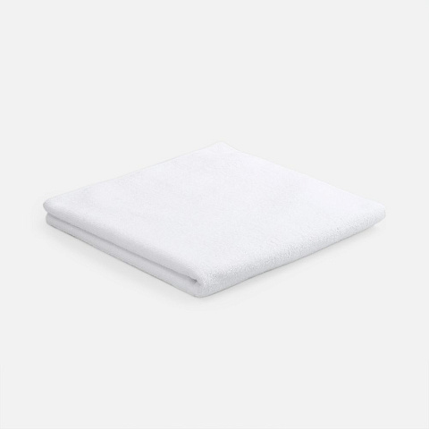 Двустороннее махровое полотенце Nice Print для сублимации, большое, белое - рис 2.