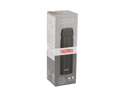 Термос из нерж. стали тм THERMOS JNL-502-ALB 0.5L, черный - рис 3.