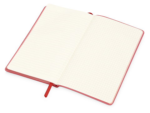 Блокнот Notepeno А5 с тонированными линованными страницами, красный - рис 4.
