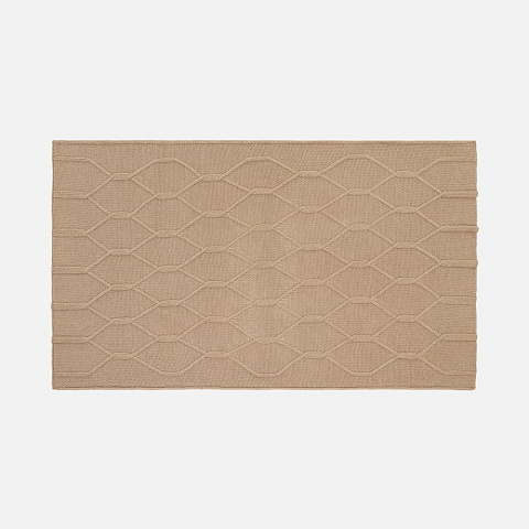 Плед Curve Verve, бежевый меланж - рис 5.