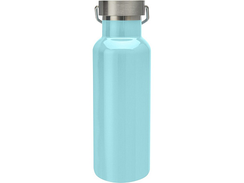 Бутылка для воды Thor из нержавеющей стали, сертифицированной по стандарту RCS, бирюзовый - рис 3.
