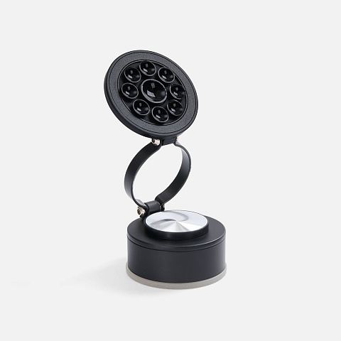 Вакуумная магнитная подставка airFix, черная с серым - рис 2.