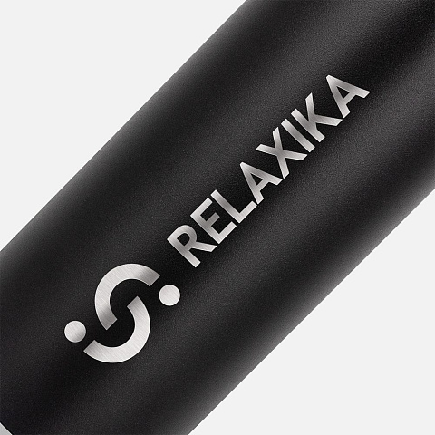 Термос Relaxika 1600 со стикерпаком, черный - рис 8.