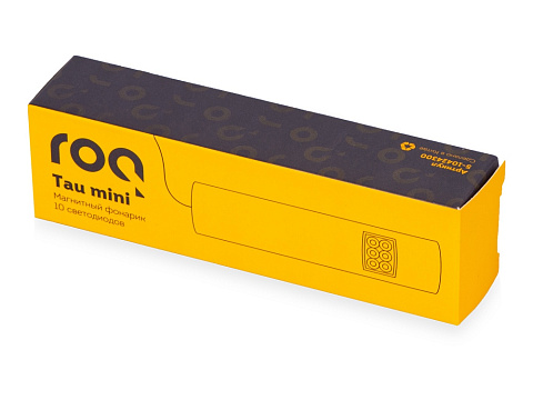 Магнитный фонарик Tau mini, 10 диодов, черный (Р) - рис 7.