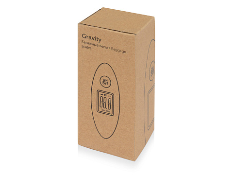 Багажные весы с покрытием soft touch Gravity, синий - рис 7.