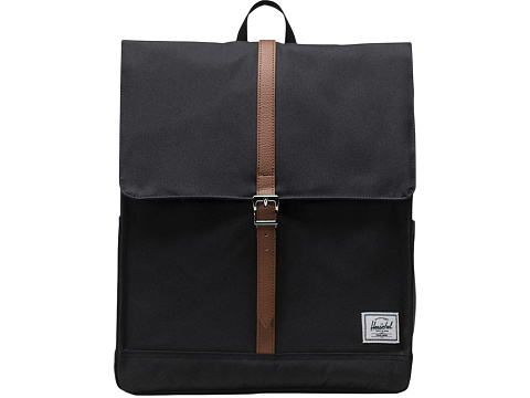 Herschel City рюкзак из переработанного материала объемом 16 л - сплошной черный - рис 2.