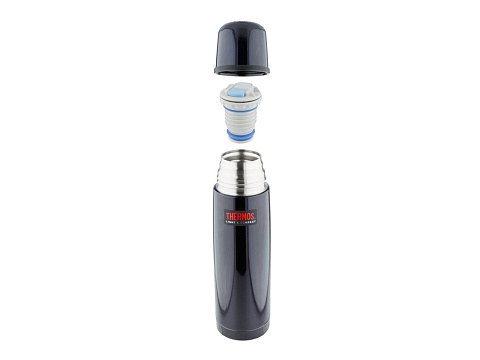 Термос из нерж. стали тм THERMOS FBB-1000BC Midnight Blue 1,0L - рис 2.