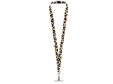 Ланъярд 2,5 см под сублимацию с трендовым карабином, замком обрыва и металлическим держателем для телефона - рис 2.