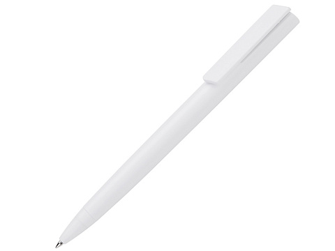 Ручка пластиковая шариковая Taper Solid, матовый белый