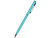 Ручка шариковая автоматическая BrunoVisconti® PALERMO цвет корпуса бирюзовый, soft-touch, 0.7 мм - миниатюра