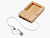 USB хаб Memo, 2*USB, 2*Type C, бамбук - миниатюра
