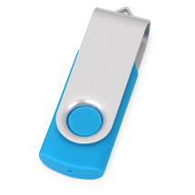 Флеш-карта USB 2.0 16 ГБ Квебек, голубой