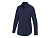 Carnelian женская рубашка из поплина - Navy Blue - миниатюра
