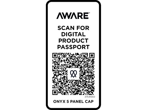 Onyx с 5 панелями Aware™ кепка из переработанных материалов - Темно - синий - рис 4.
