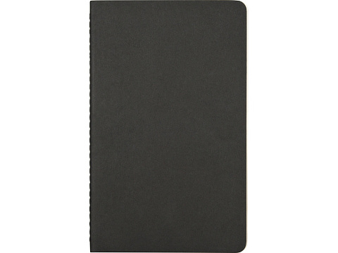 Записная книжка Moleskine Cahier (нелинованный, 3 шт.), Large (13х21см), черный - рис 6.