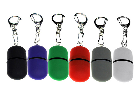 Флешка Goutte Soft-touch на 32 Гб, серый - рис 4.