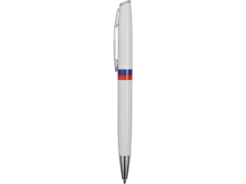 Ручка шариковая Отчизна, белый/триколор - рис 3.