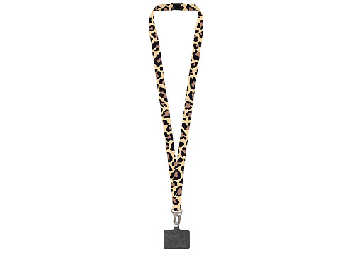 Ланъярд 2,5 см под сублимацию с большим карабином, замком обрыва и большим держателем для телефона из ПЭ - рис 2.