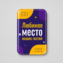 Смоляной стикер вертикальный на дверь M, 9,3х13,7 см