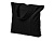 Сумка-шоппер Vest из хлопка 340 г/м2, черный - миниатюра
