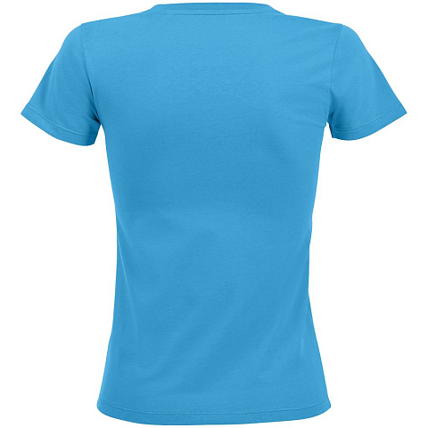 Футболка женская Regent Fit Women, ярко-бирюзовая - рис 3.