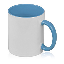 Кружка для сублимации Sublime Color, белый/голубой