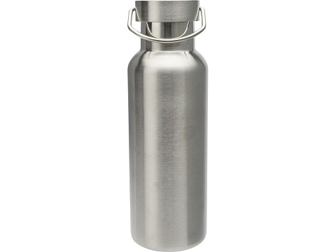 Бутылка для воды Thor из нержавеющей стали, сертифицированной по стандарту RCS, серебряный - рис 2.