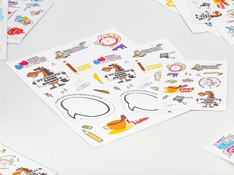 Наклейки из ПВХ Sticker Pack на заказ, L - рис 4.