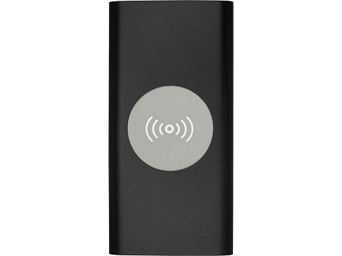 Беспроводное портативное зарядное устройство емкостью 8000 мАч Juice, черный - рис 2.