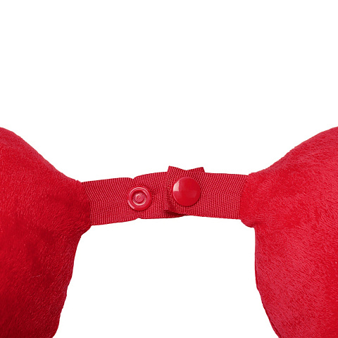 Подушка Basic из микрофибры с эффектом памяти U-shape, красный - рис 5.