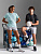 Футболка спортивная унисекс Vortex, зелено-голубая - миниатюра - рис 10.