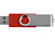 Флеш-карта USB 2.0 32 ГБ Квебек, красный - миниатюра - рис 4.