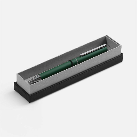 Ручка шариковая Blade Soft Touch в футляре, зеленая - рис 2.