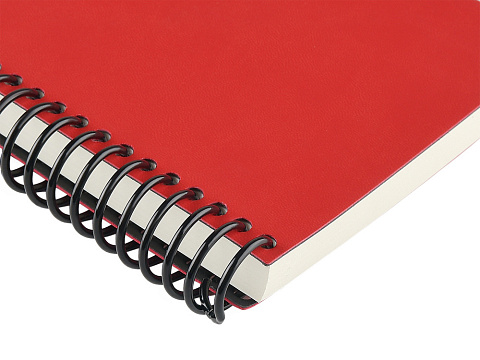 Ежедневник недатированный на спирали А5 Agenda, красный (Р) - рис 3.