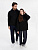 Худи оверсайз унисекс Snuggie, черное - миниатюра - рис 13.