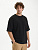 Футболка Oversize Premium 210, черная - миниатюра