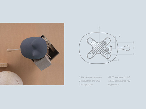 Портативная акустика Rombica Mysound Tito 2C, темно-серый (Р) - рис 10.