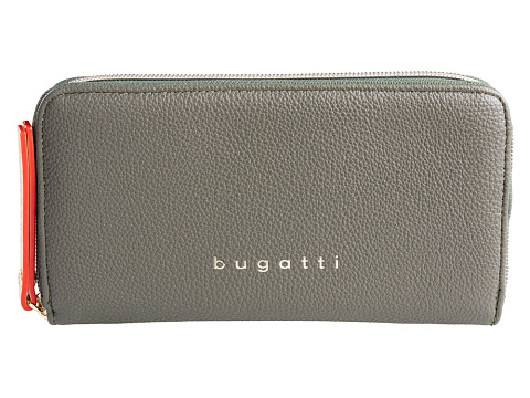 Кошелек женский BUGATTI ЭЛЛА | ELLA, оливковый, полиуретан, 19х2х10 см - рис 2.