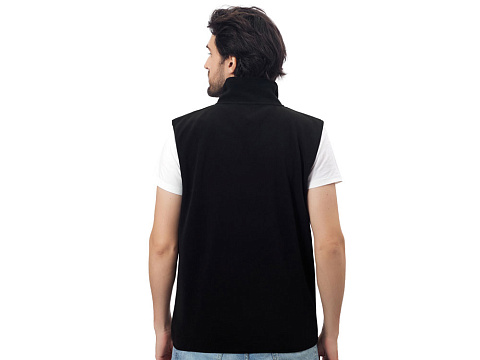 Жилет флисовый Trondheim унисекс, черный - рис 4.