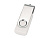 Флеш-карта USB 2.0 16 ГБ Квебек, белый - миниатюра