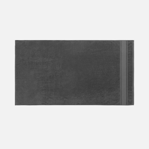 Полотенце махровое Terrychic XL, темно-серое - рис 3.