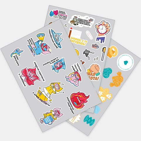 Наклейки UV-DTF Stiker Pack на заказ, L - рис 2.