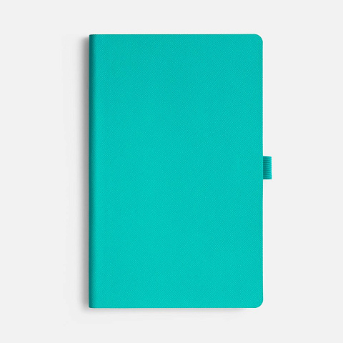 Ежедневник Lungo, недатированный, бирюзовый - рис 3.